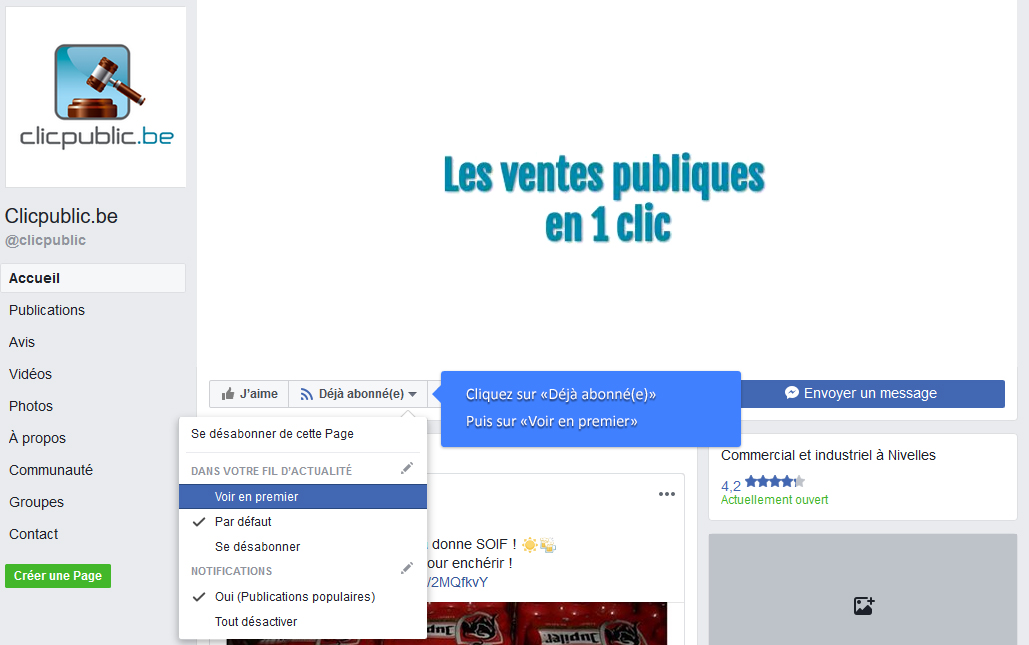 publication facebook clicpublic