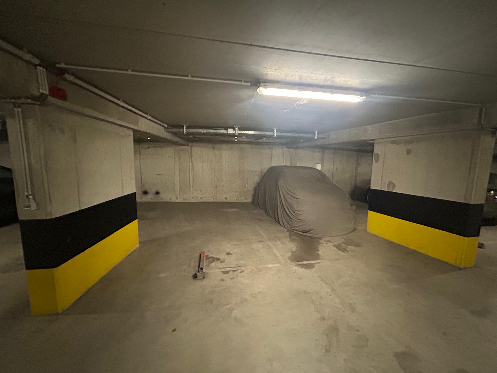 Vue d'ensemble du parking